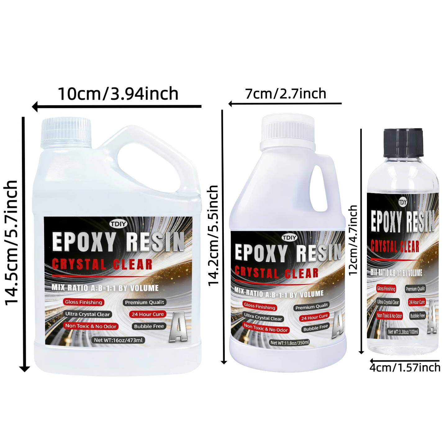1:1 Crystal Clear Epoxy Resin  - Jewelry Making Uv Resin Kit 评论和价格