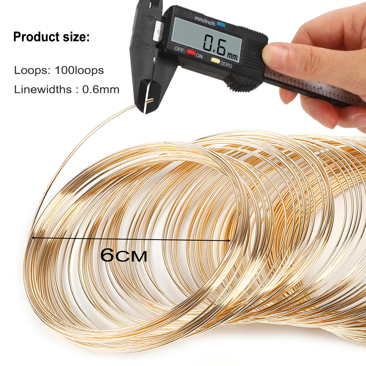 0.6mm Stainless Steel Memory W - Memory Wire Bracelet 评论和价格