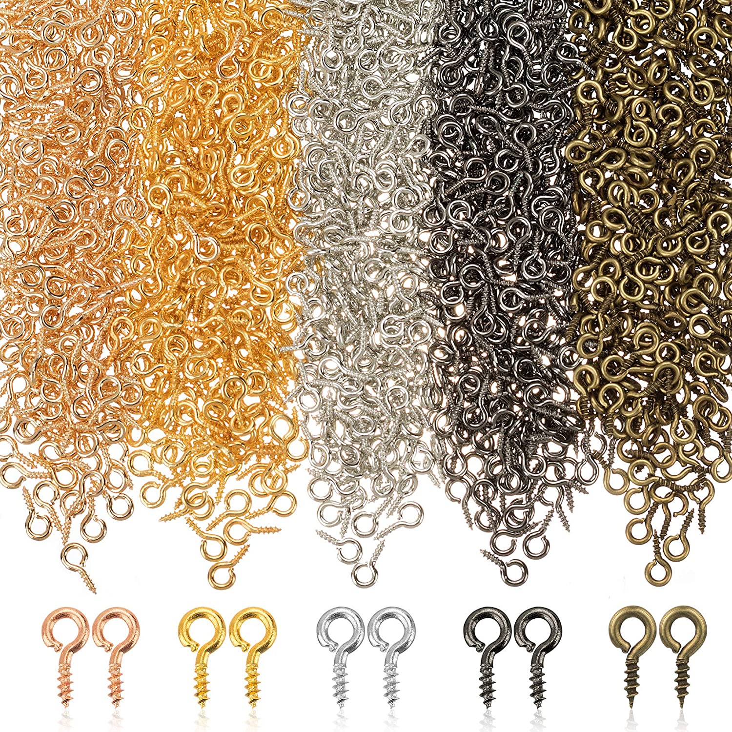 100-600pcs/lot Small Tiny Mini - Jewelry Making Rivets 评论和价格