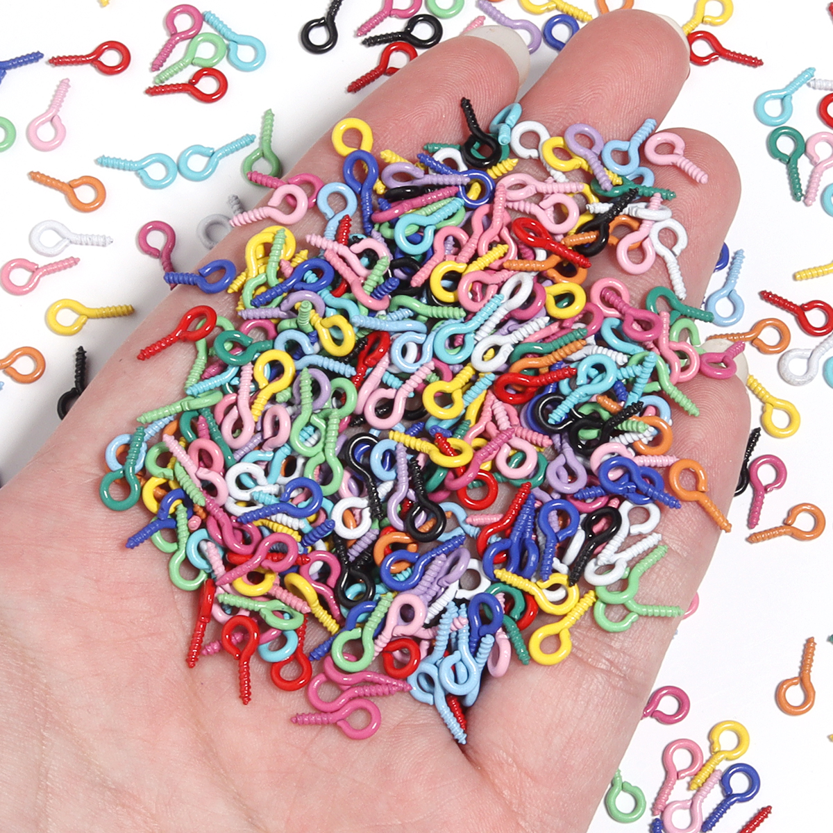 200pcs/lot Colorful Sheep Eye  - Jewelry Making Rivets 评论和价格