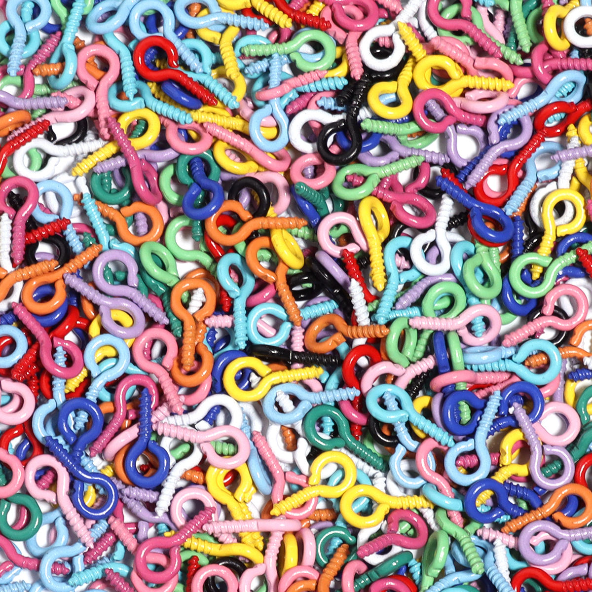 200pcs/lot Colorful Sheep Eye  - Jewelry Making Rivets 评论和价格