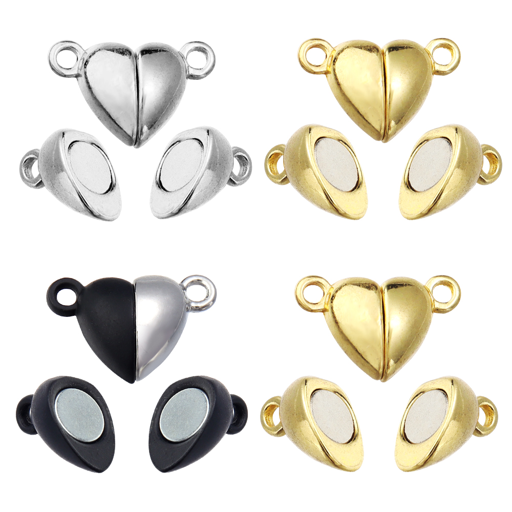 5pcs/Lot Alloy Love Heart Shap - Jewelry Making Accessories 评论和价格