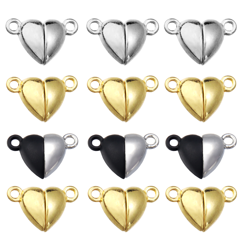 5pcs/Lot Alloy Love Heart Shap - Jewelry Making Accessories 评论和价格