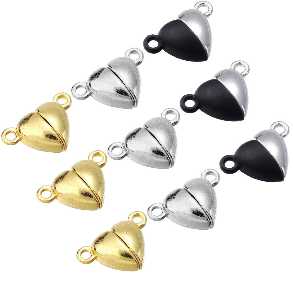5pcs/Lot Alloy Love Heart Shap - Jewelry Making Accessories 评论和价格