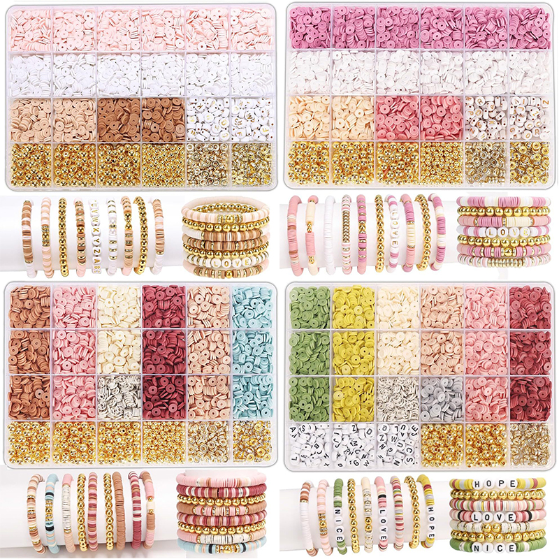 Style DIY Clay Beads Bracelet  - Jewelry Making For Teens 评论和价格
