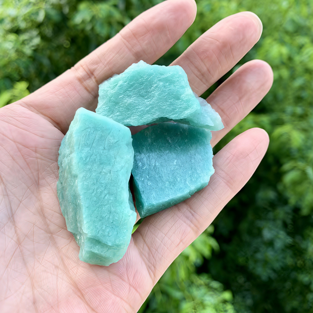 Amazonite Rough Stones - Natur - Jewelry Making Desk 评论和价格
