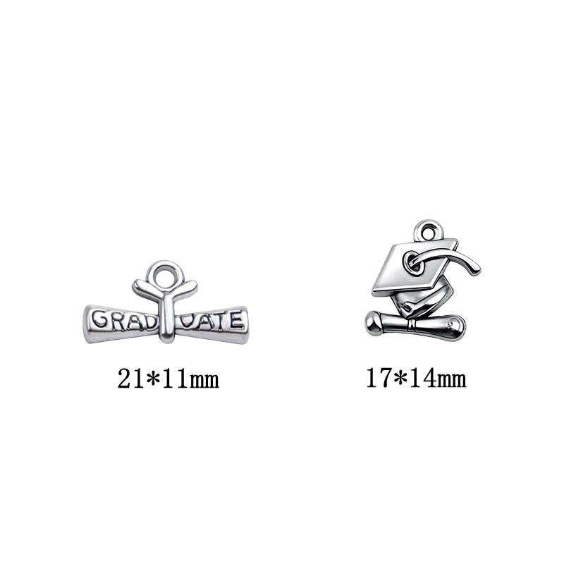 14pcs Mixed Graduation Cap Gra - Jewelry Making Diploma 评论和价格