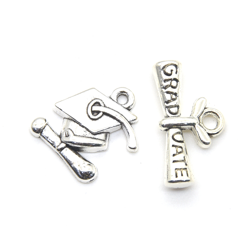 14pcs Mixed Graduation Cap Gra - Jewelry Making Diploma 评论和价格