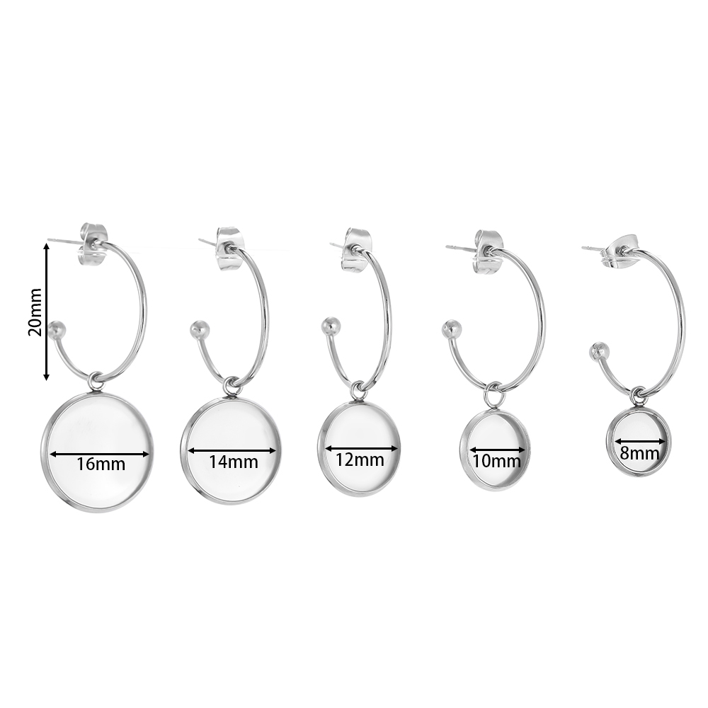 10pcs/lot Stainless Steel C-sh - Jewelry Making Tray 评论和价格