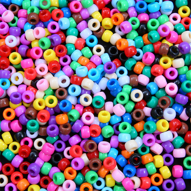 100pcs 6x9mm Large Hole Plasti - Jewelry Making 4 Year Old 评论和价格