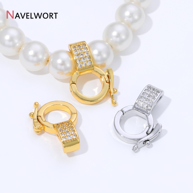 18K Gold Plated Brass Inlaid Z - Jewelry Making Necklaces 评论和价格