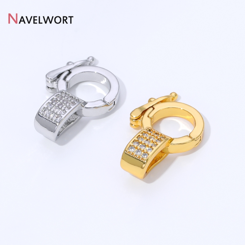 18K Gold Plated Brass Inlaid Z - Jewelry Making Necklaces 评论和价格