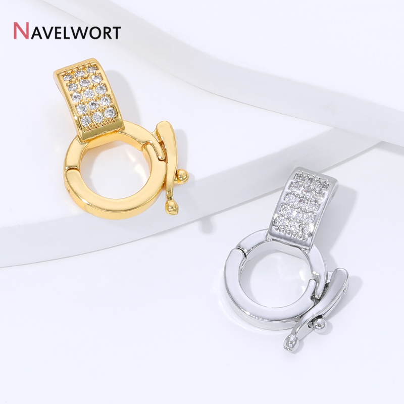 18K Gold Plated Brass Inlaid Z - Jewelry Making Necklaces 评论和价格
