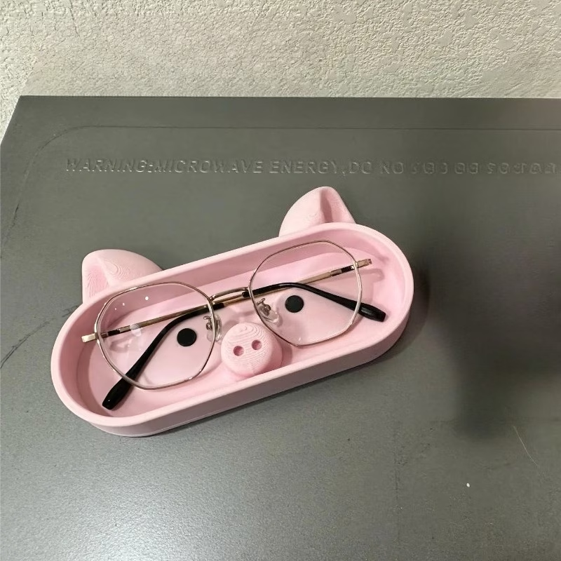 Pink pig shaped storage tray s - Jewelry Making Desk 评论和价格