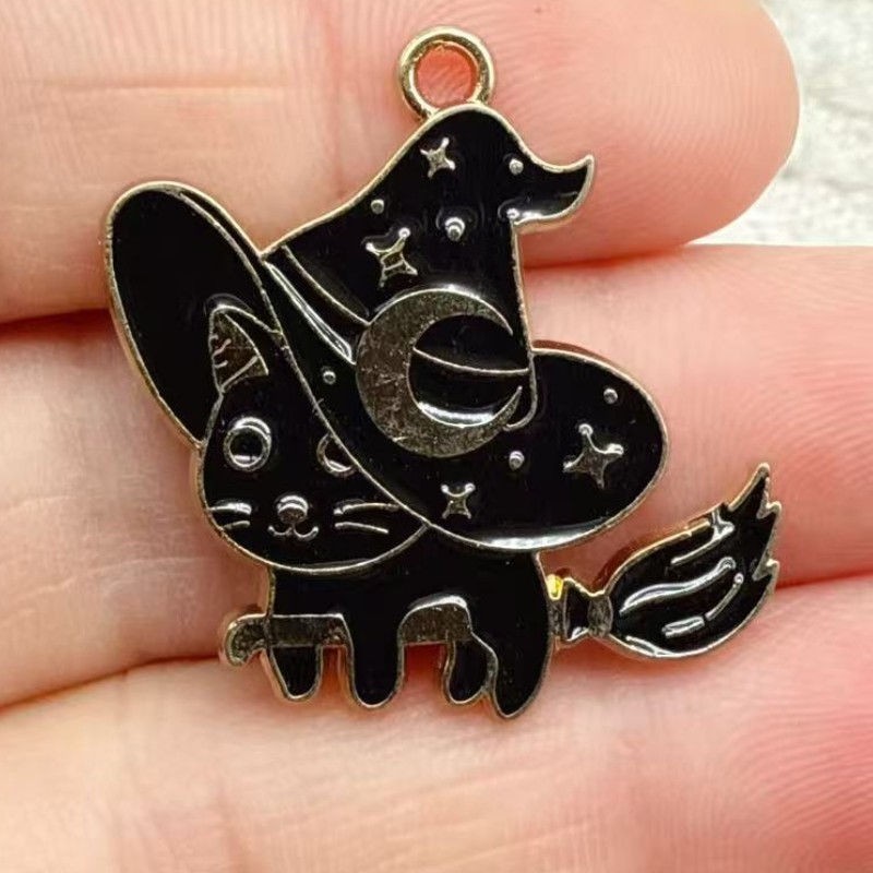 10pcs Original Alloy Enamel Bl - Jewelry Making Necklaces 评论和价格