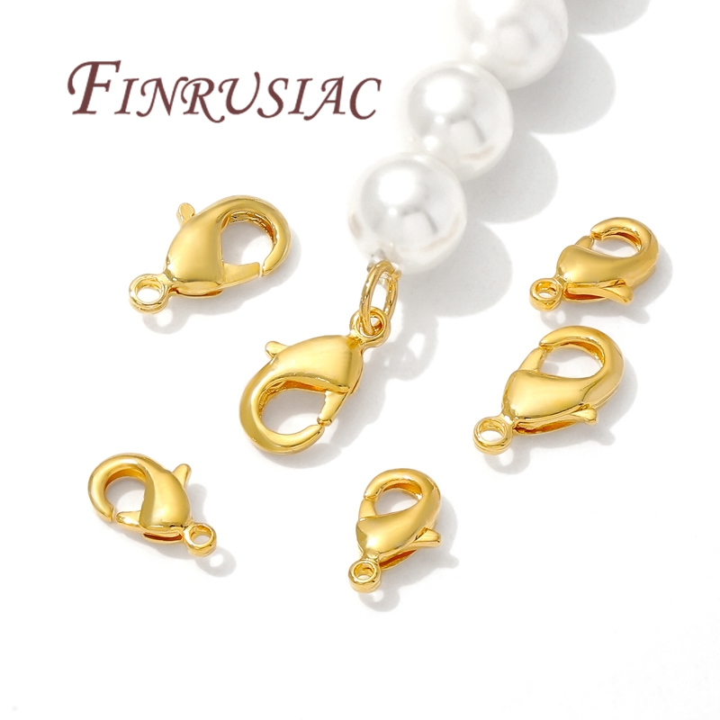 10mm 12mm 18K Gold Plated Lobs - Jewelry Making Necklaces 评论和价格