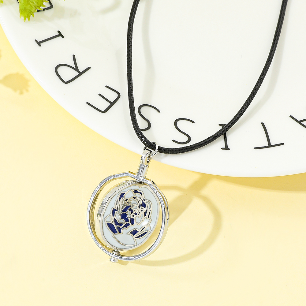 Jinx Blue Rose Rotatable Charm - Jewelry Making Necklaces 评论和价格