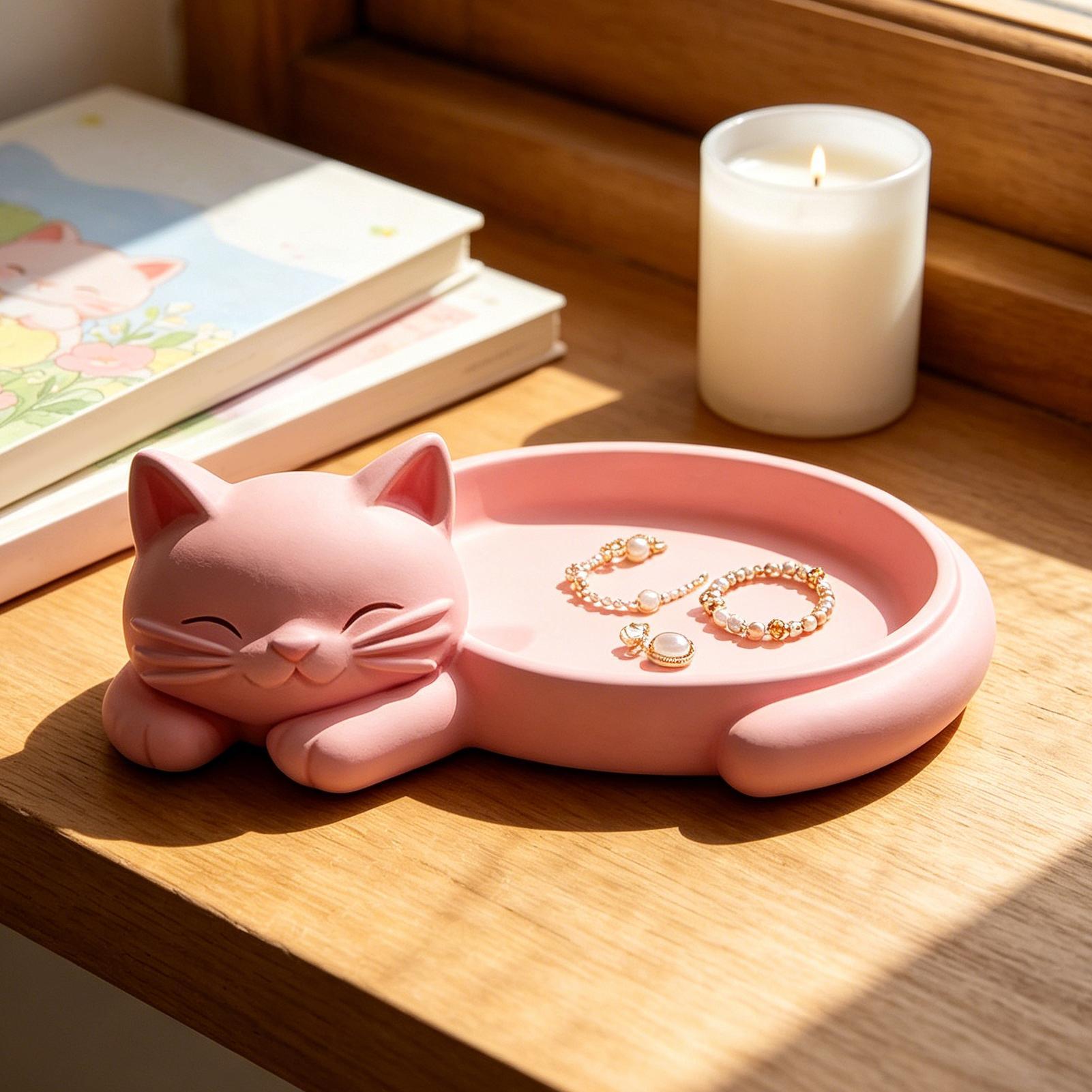 Cat Shaped Jewelry Organizer T - Jewelry Making Desk 评论和价格