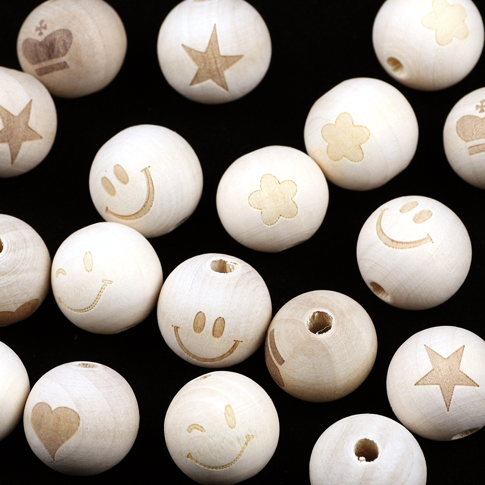 10pcs 20mm Round Natural Wood  - Jewelry Making 4 Year Old 评论和价格