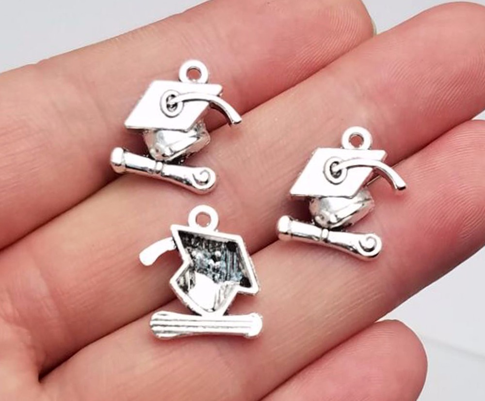 40pcs/Lot--17x16mm Antique Sil - Jewelry Making Diploma 评论和价格