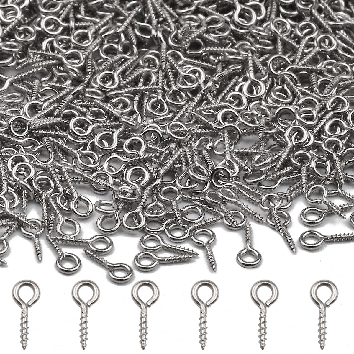 100pcs 4x8/5x10/5x12mm Stainle - Jewelry Making Rivets 评论和价格