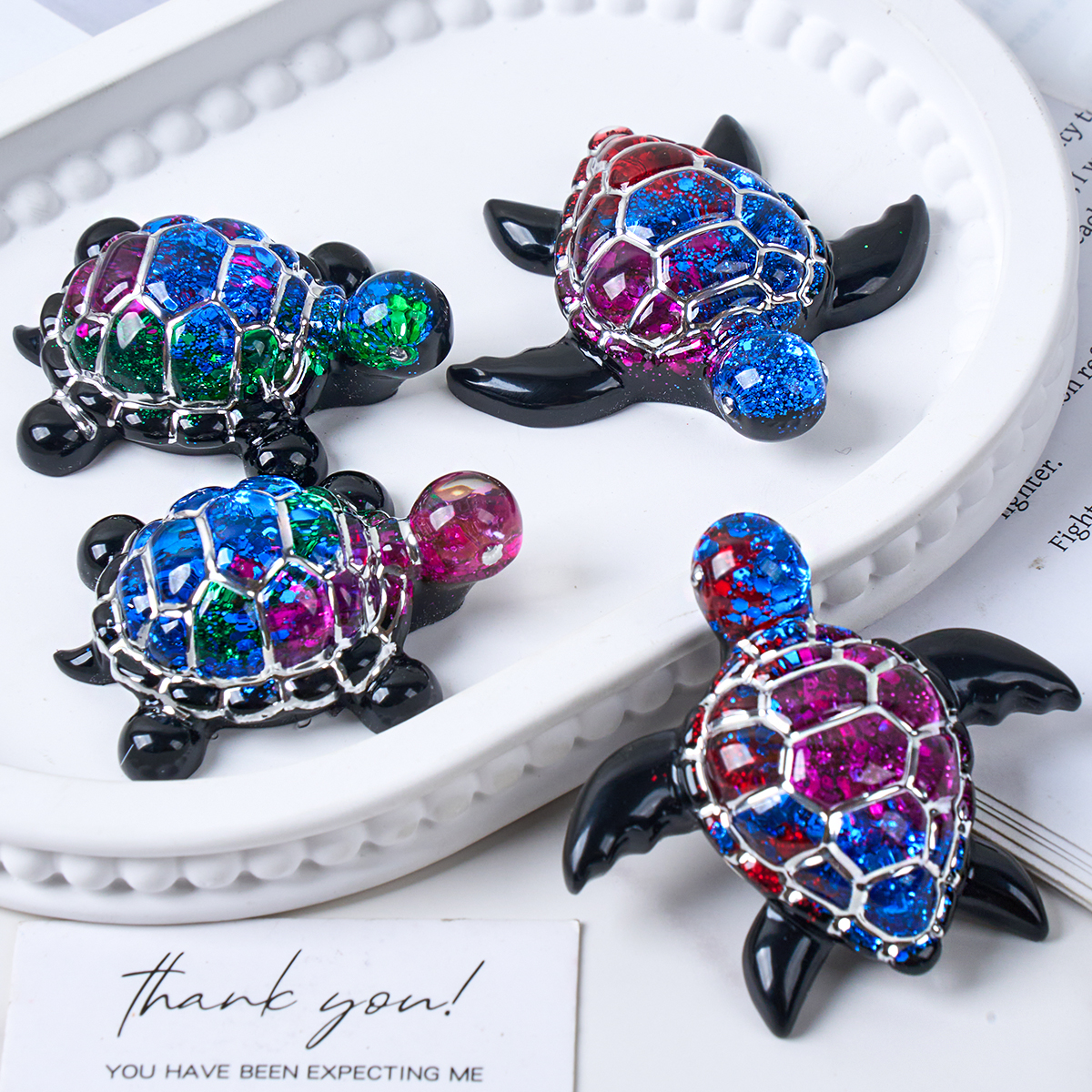 3D Sea Turtle Keychain Silicon - Jewelry Making Uv Resin Kit 评论和价格