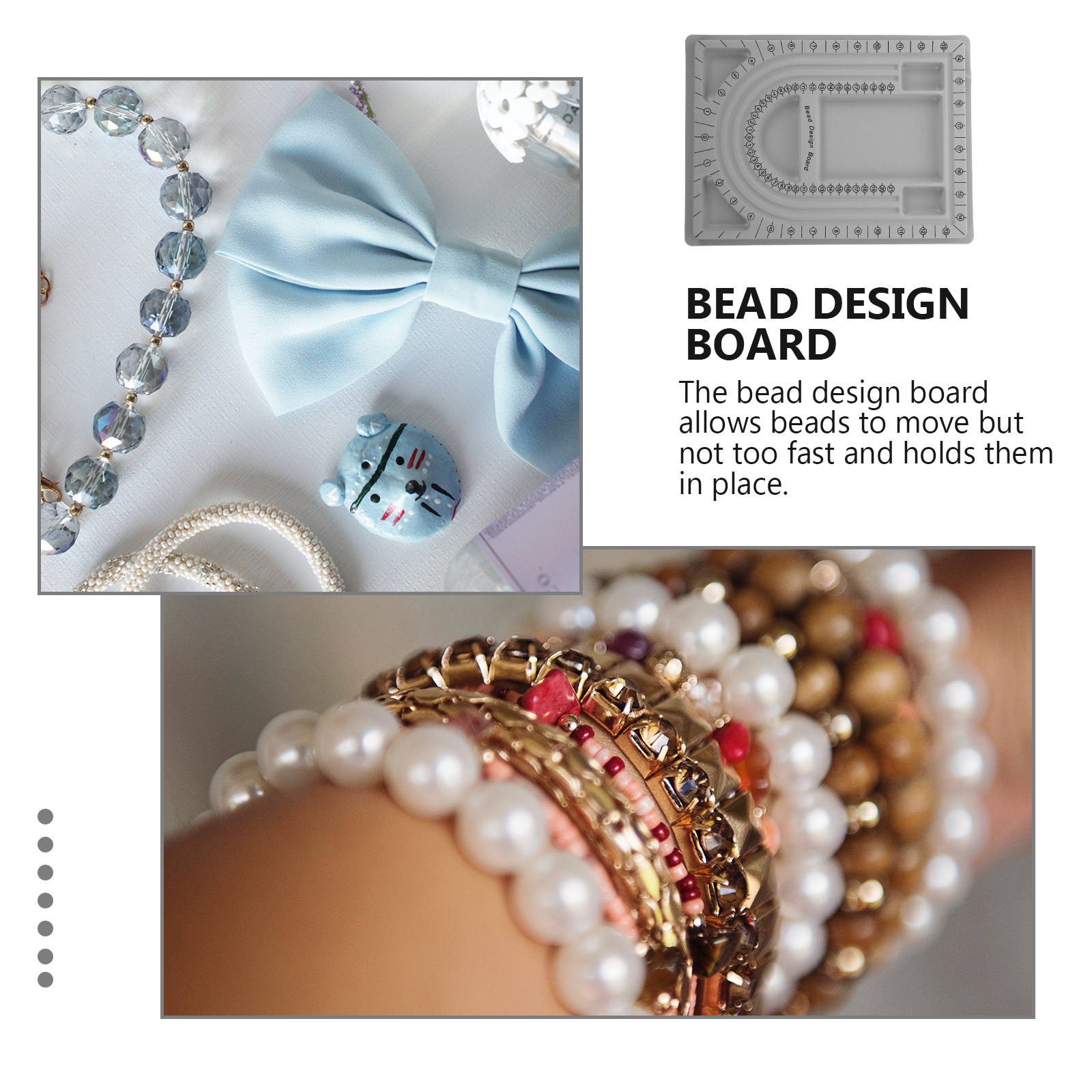 2Pcs Bead Design Board Jewelry - Jewelry Making Accessories 评论和价格