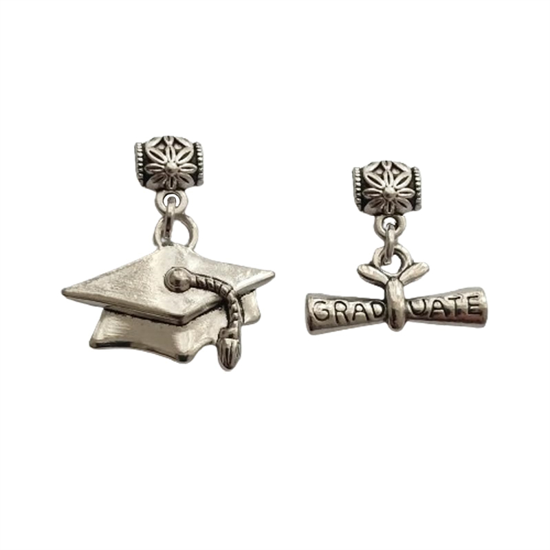 Graduation Hat Charms, Diploma - Jewelry Making Diploma 评论和价格