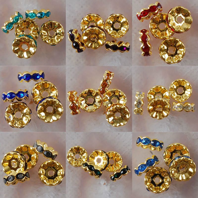 5Pcs 3x10mm Multicolor Crystal - Jewelry Making Classes 评论和价格