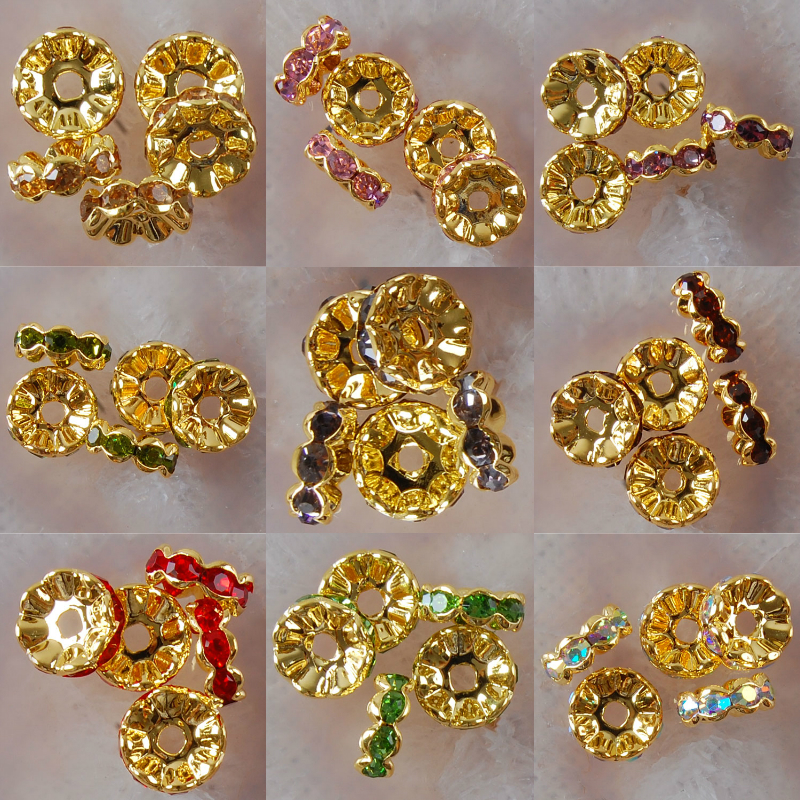 5Pcs 3x10mm Multicolor Crystal - Jewelry Making Classes 评论和价格