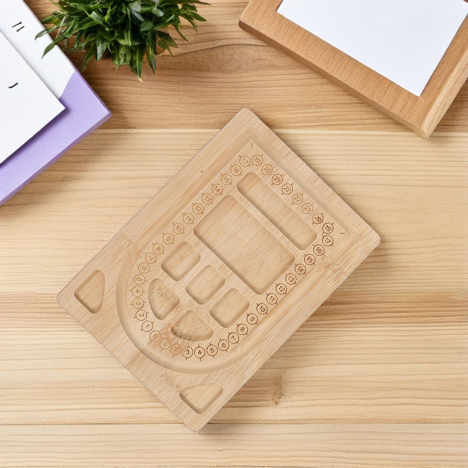 2Pcs Jewelry Bead Board Bamboo - Jewelry Making Tray 评论和价格