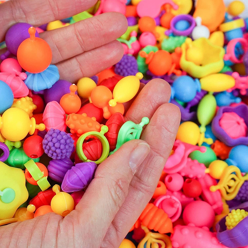 100pcs Pop Beads Children Girl - Jewelry Making 4 Year Old 评论和价格