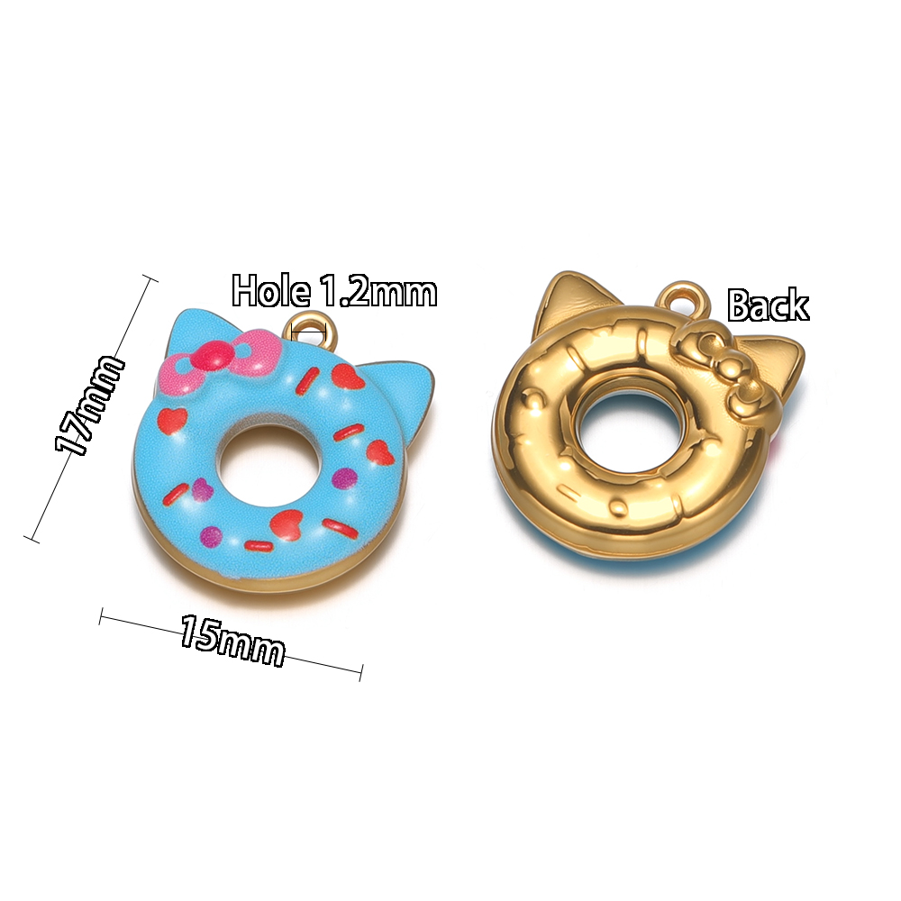 4Pcs Stainless Steel Donut Cut - Jewelry Making 4 Year Old 评论和价格