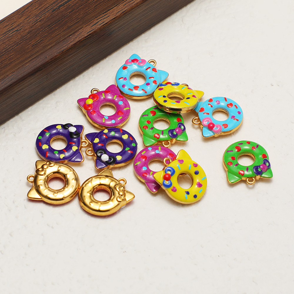 4Pcs Stainless Steel Donut Cut - Jewelry Making 4 Year Old 评论和价格
