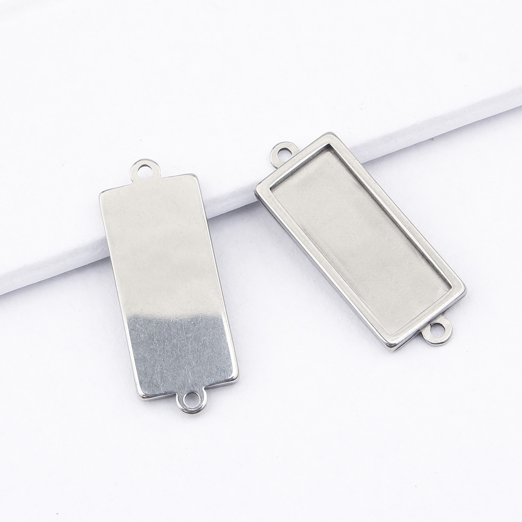 5Pcs Stainless Steel 10x25mm R - Jewelry Making Tray 评论和价格