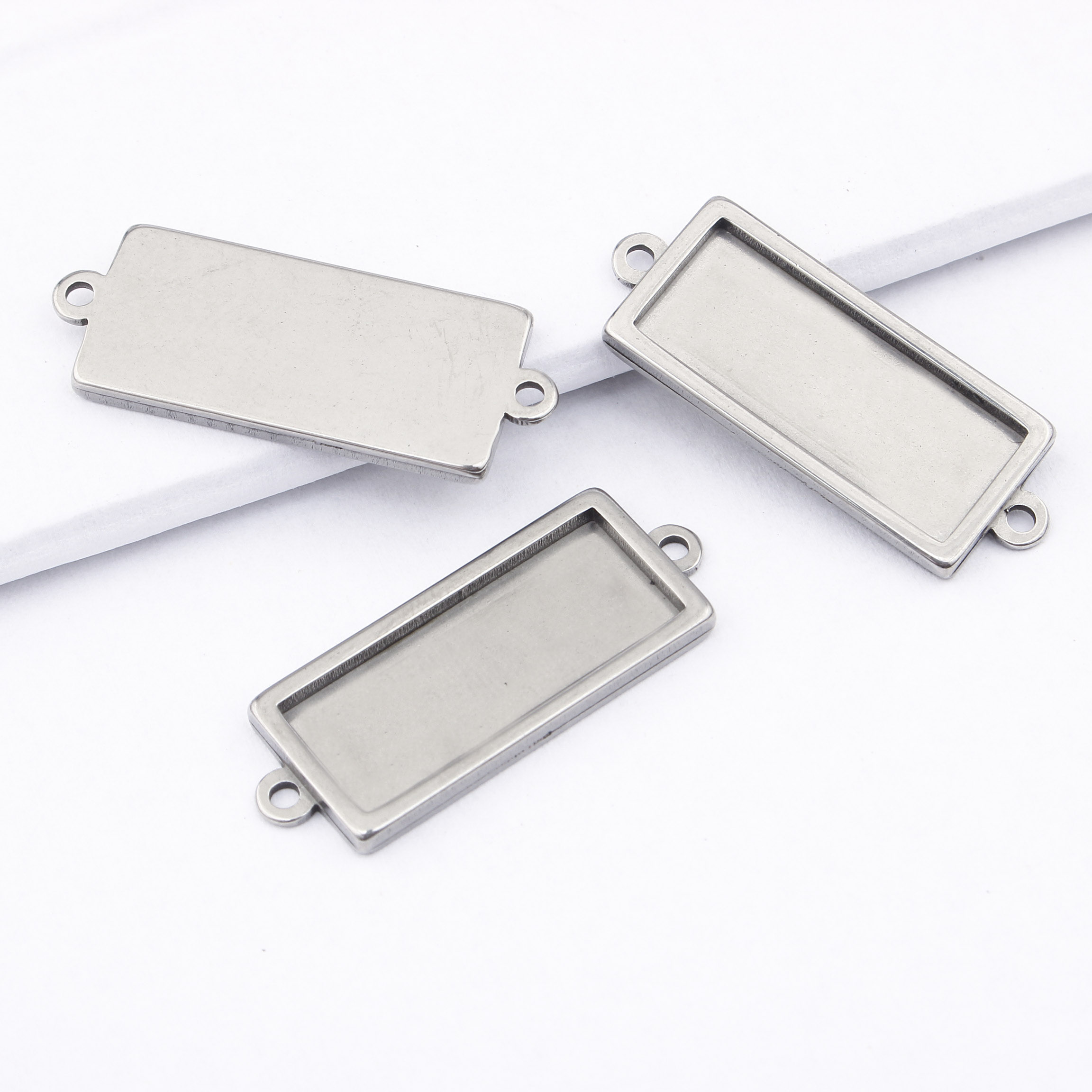5Pcs Stainless Steel 10x25mm R - Jewelry Making Tray 评论和价格