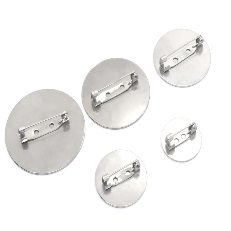 10Pcs Stainless Steel Brooch B - Jewelry Making Tray 评论和价格