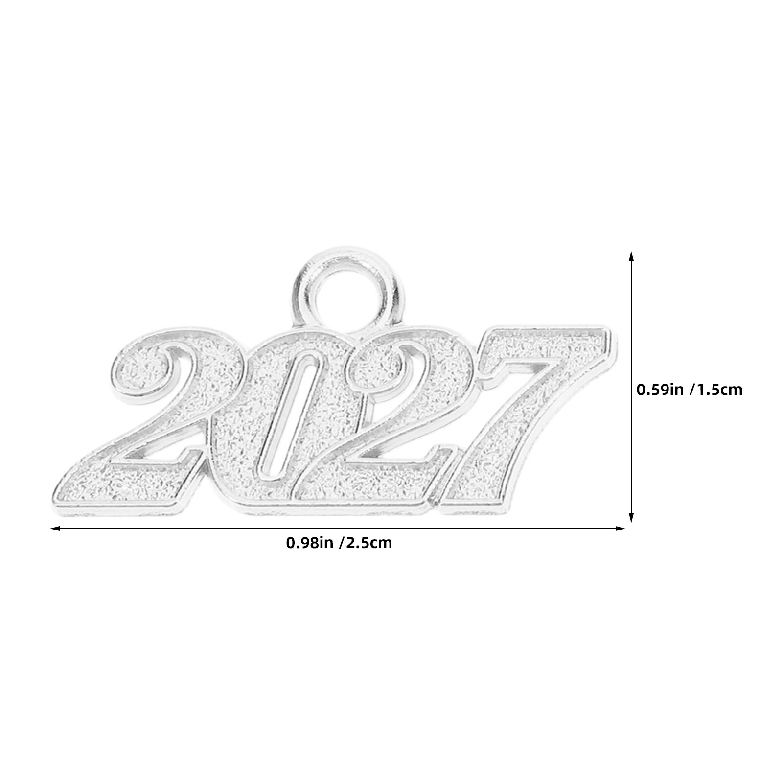 100Pcs Gold 2027 Number Charm  - Jewelry Making Classes 评论和价格
