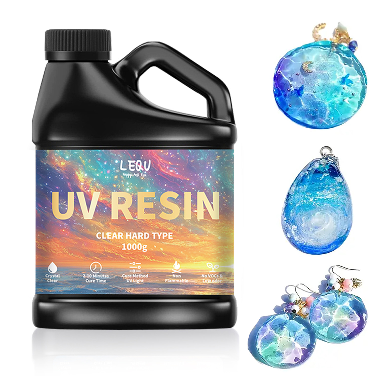 100/200/500/1000g UV Epoxy Res - Jewelry Making Uv Resin Kit 评论和价格