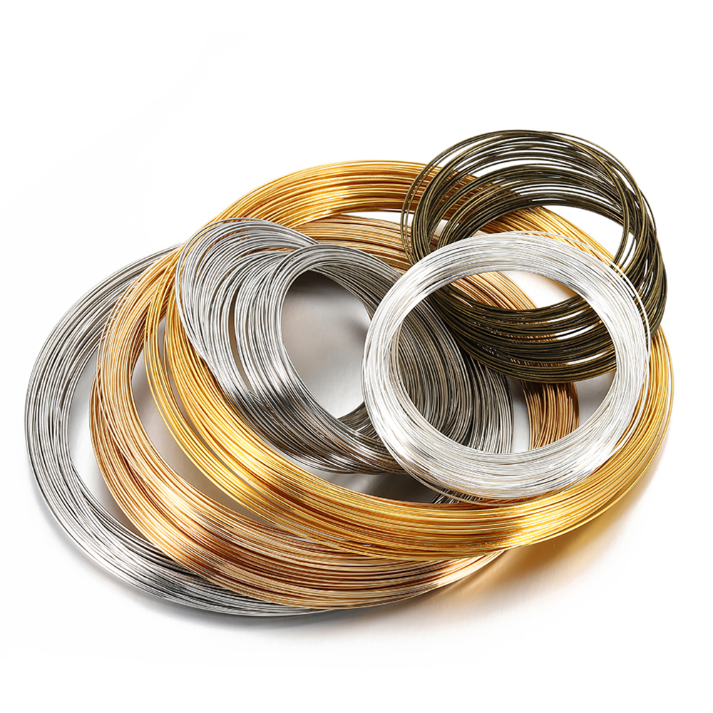 100 Loops Gold Steel Color Mem - Memory Wire Bracelet 评论和价格